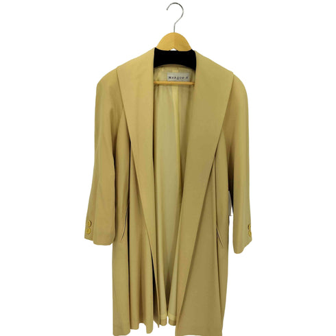 MARQUE-X 東京スタイル ボタンレス ウール ロングコート メンズ