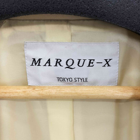 MARQUE-X 東京スタイル ボタンレス ウール ロングコート メンズ