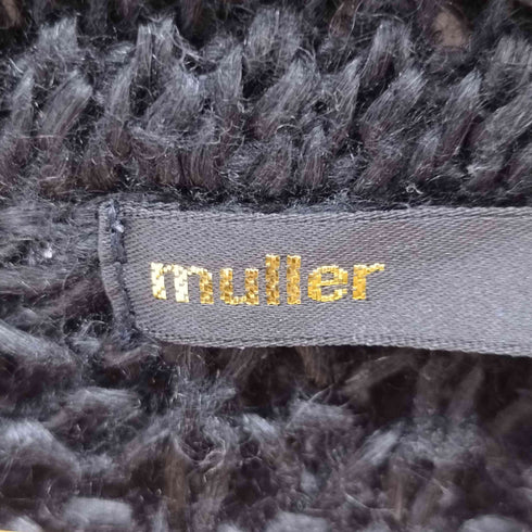 ミュラー MULLER 編み込み セラーカラー ロングワンピース レディース