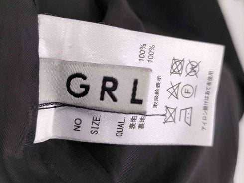 グレイル GRL 襟3Wayベルト付きフェイクウールトレンチコート レディース import:M