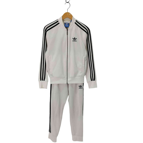 アディダス adidas トレフォイル刺繍 3ストライプ トラックジャケット & トラックパンツ メンズ S/S