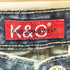 K&G JEANS WEAR フレア バイカーデニム レディース 29