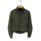 カドヤ KADOYA K’S LEATHER K'SPRODUCT レースアップ クロップド バイカー ブルゾン レディース import:M