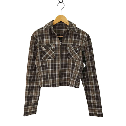 BEEDEN COMPACT ZIP UP CHECK SHIRT レディース FREE