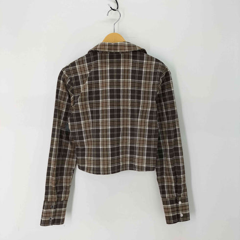 BEEDEN COMPACT ZIP UP CHECK SHIRT レディース FREE