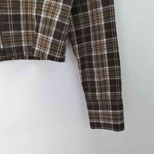 BEEDEN COMPACT ZIP UP CHECK SHIRT レディース FREE