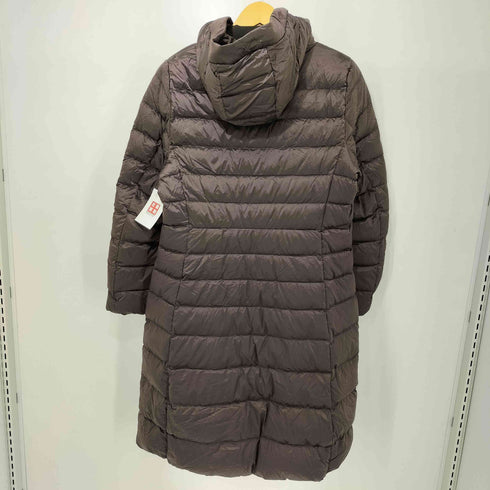 ユニクロ UNIQLO ウルトラライトダウンフーデットコート ダークブラウン XLサイズ レディース JPN:XL