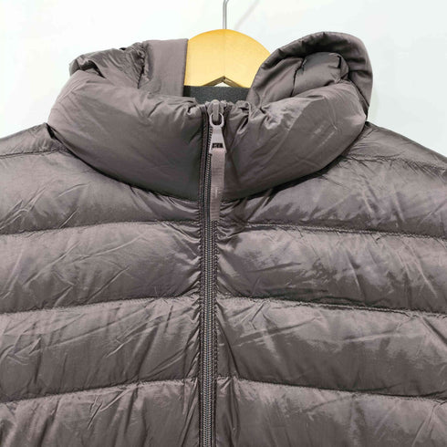 ユニクロ UNIQLO ウルトラライトダウンフーデットコート ダークブラウン XLサイズ レディース JPN:XL