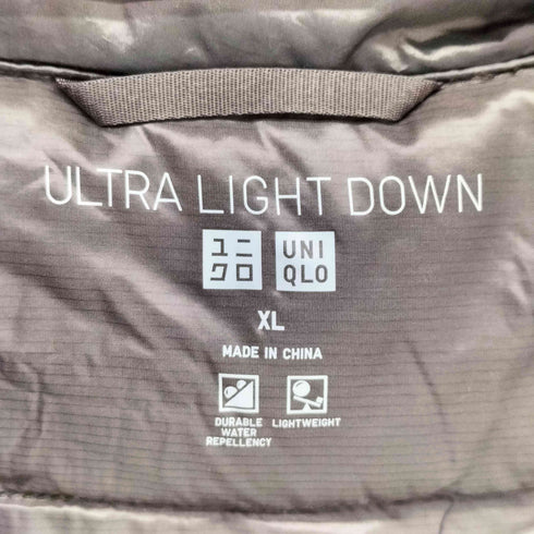 ユニクロ UNIQLO ウルトラライトダウンフーデットコート ダークブラウン XLサイズ レディース JPN:XL