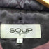 SOUP ラビットファー キルティングフードファージャケット レディース 9