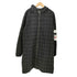BOLONGARO TREVOR シャドーチェック ダブルジップ ラグラン ジップアップ フーデッド コート メンズ import:L