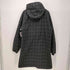 BOLONGARO TREVOR シャドーチェック ダブルジップ ラグラン ジップアップ フーデッド コート メンズ import:L