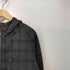 BOLONGARO TREVOR シャドーチェック ダブルジップ ラグラン ジップアップ フーデッド コート メンズ import:L