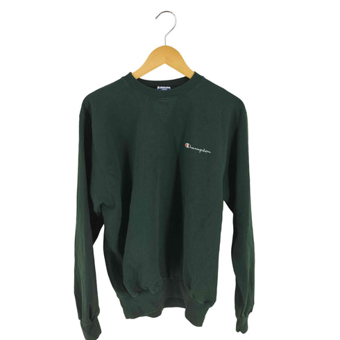 チャンピオン Champion 90-00S USA製 ワンポイントロゴ刺繍スウェット メンズ import:L