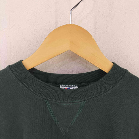 チャンピオン Champion 90-00S USA製 ワンポイントロゴ刺繍スウェット メンズ import:L