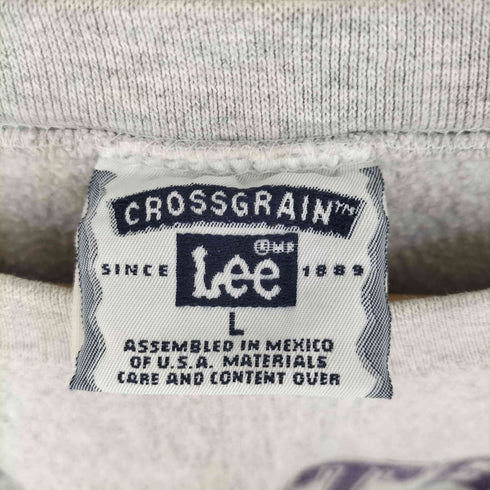 リー Lee 00S メキシコ製 CROSS COUNTRY TEAM プリントスウェット メンズ import:L