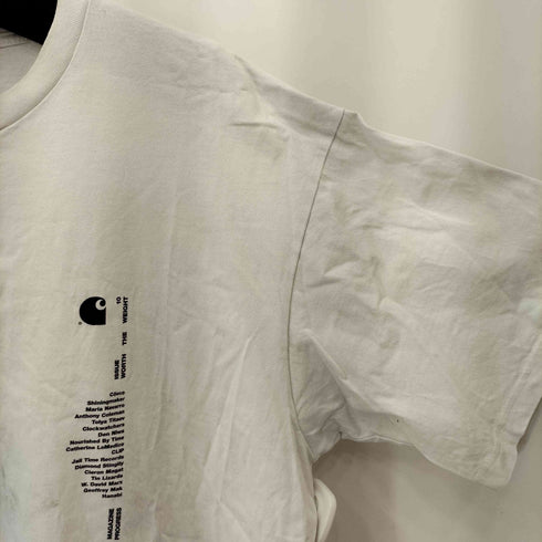 カーハートワークインプログレス Carhartt WIP SAME PAPER PAPER SOCIETY TSHIRT プリント クルーネックTシャツ メンズ import:XL