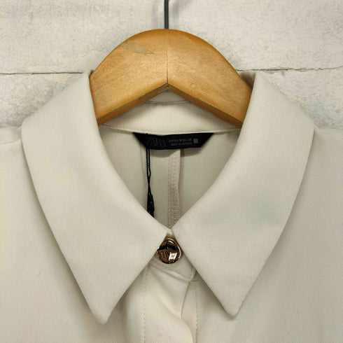 ザラ ZARA クレープミニワンピース レディース import:M