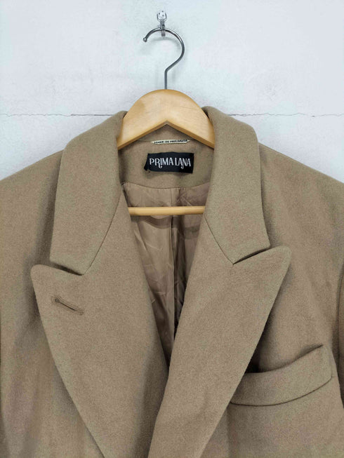 PRIMA LANA 100%PURE WOOL ダブルチェスターコート レディース