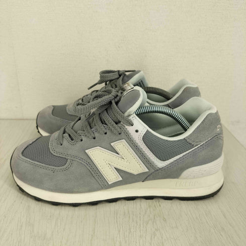 ニューバランス NEW BALANCE U574 ローカットスエードメッシュスニーカー レディース JPN:24.5