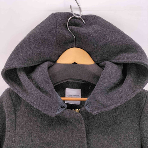 バックナンバー BACK NUMBER ウールフーディーコート レディース JPN:M