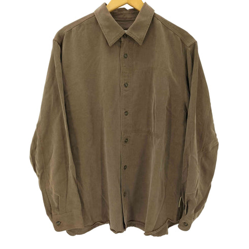 イッセイミヤケハイスポーティングギア ISSEY MIYAKE HAI SPORTING GEAR 80S POINTUP社 ステッチデザイン テンセル L/S シャツ メンズ JPN:M