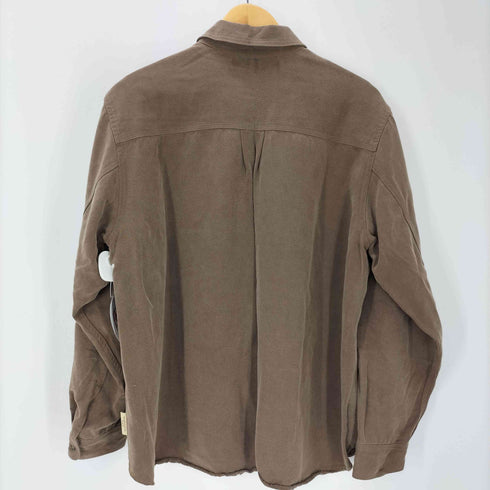 イッセイミヤケハイスポーティングギア ISSEY MIYAKE HAI SPORTING GEAR 80S POINTUP社 ステッチデザイン テンセル L/S シャツ メンズ JPN:M