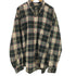エディーバウアー Eddie Bauer 90S 白タグ マドラスチェック ボタンダウン L/S シャツ メンズ import:XXL
