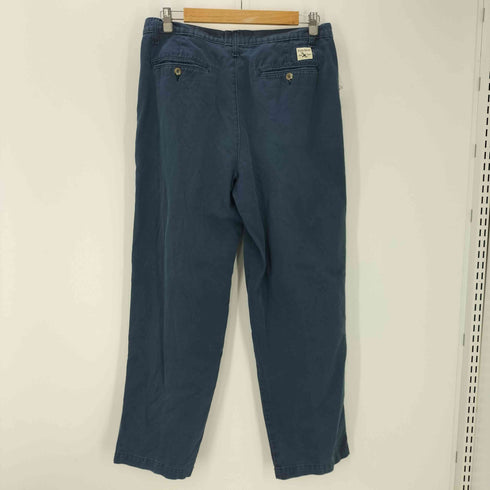 エディーバウアー Eddie Bauer 90-00S 白タグ Relaxed Fit 2タック コットンツイル ワイド テーパード チノ スラックス パンツ メンズ 34×30