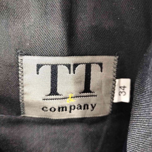 TT & COMPANY カナダ製 3タック ウール スラックス パンツ 裾ダブル メンズ 34