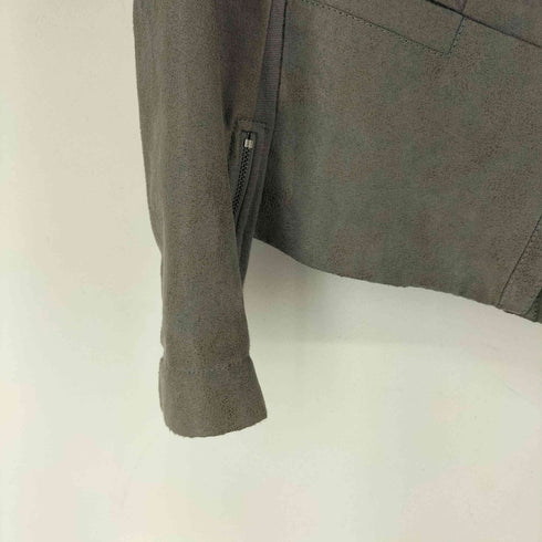 ダナキャランニューヨークジーンズ DKNY JEANS ノーカラーライダースジャケット レディース import:XS
