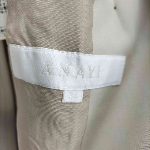 アナイ ANAYI ベルト付きトレンチコート レディース 36