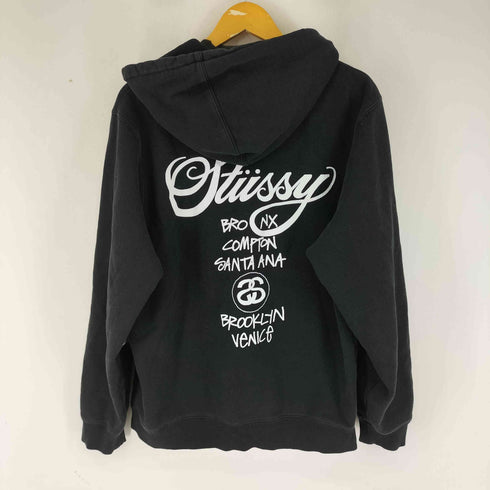 ステューシー Stussy 両面プリント プルオーバーパーカー メンズ import:M