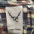 DEER CREEK パッチワーク フーデッド シャツ パーカー メンズ import:S
