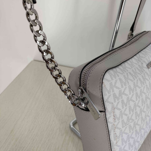 マイケルコース Michael Kors JET SET ITEM LG EW CROSSBODY モノグラム チェーン ショルダーバッグ レディース