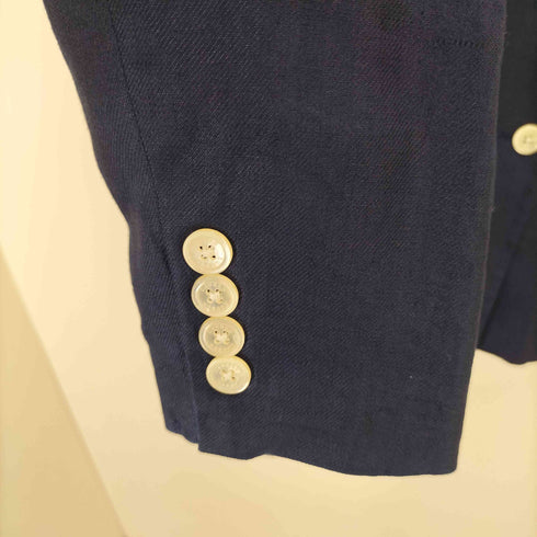 ローレンラルフローレン LAUREN RALPH LAUREN ダブルブレスト リネン テーラードジャケット レディース 8p