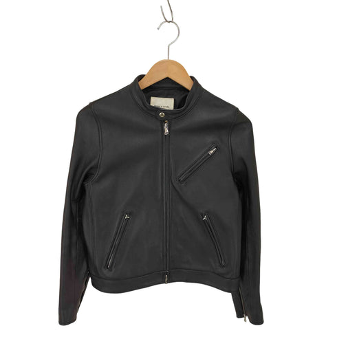 フリークスストア FREAKS STORE ラムレザー シングルライダース ジャケット レディース JPN:M