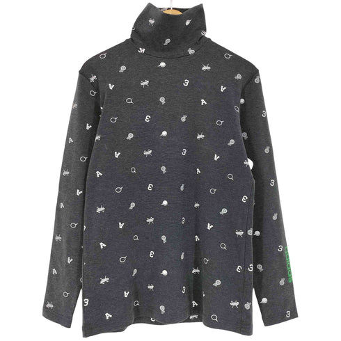 アディダス adidas タートルネックコットンカットソー メンズ S