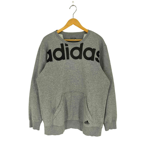 アディダス adidas SPORT ESSENTIALS フロントポケットクルーネックスウェット メンズ