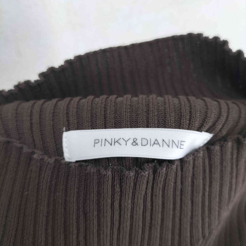 ピンキーアンドダイアン Pinky&Dianne ラメジレ付きニットワンピース レディース JPN:38
