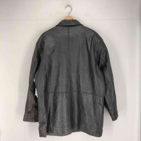 BRIGHT LIGHTS lamb leather ラムレザーカーコート メンズ L