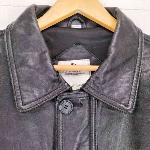 BRIGHT LIGHTS lamb leather ラムレザーカーコート メンズ L
