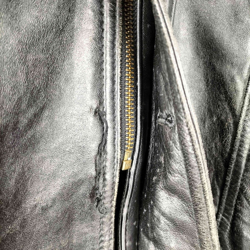 BRIGHT LIGHTS lamb leather ラムレザーカーコート メンズ L