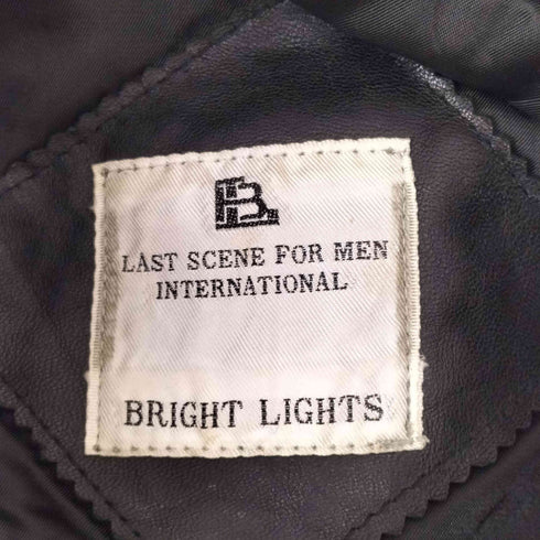 BRIGHT LIGHTS lamb leather ラムレザーカーコート メンズ L