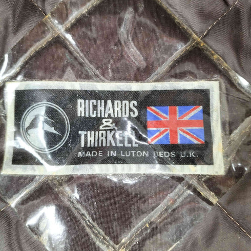RICHARDS THIRKELL MADE IN UK 裏地キルティングカラーネップキャスケット レディース
