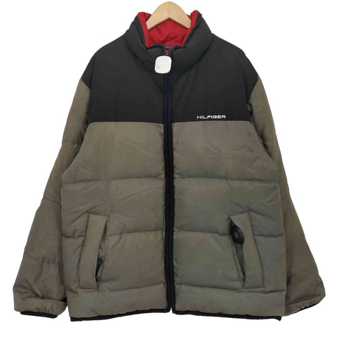 トミーヒルフィガー TOMMY HILFIGER 00S バイカラーダウンジャケット メンズ import:L