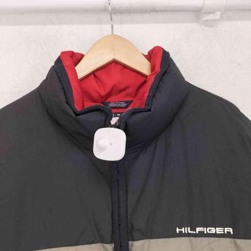 トミーヒルフィガー TOMMY HILFIGER 00S バイカラーダウンジャケット メンズ import:L
