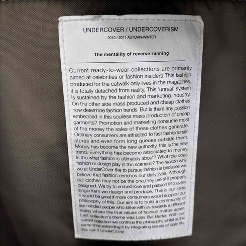 アンダーカバー UNDERCOVER 10AW TEAM GIRA Backpacks メンズ