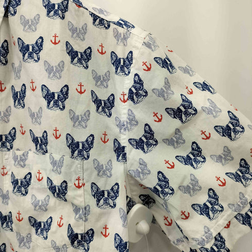 ケニントン kennington 総柄 S/S ボタンダウンシャツ メンズ M