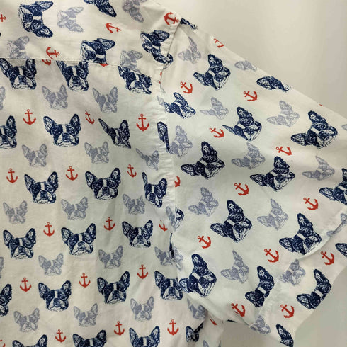 ケニントン kennington 総柄 S/S ボタンダウンシャツ メンズ M